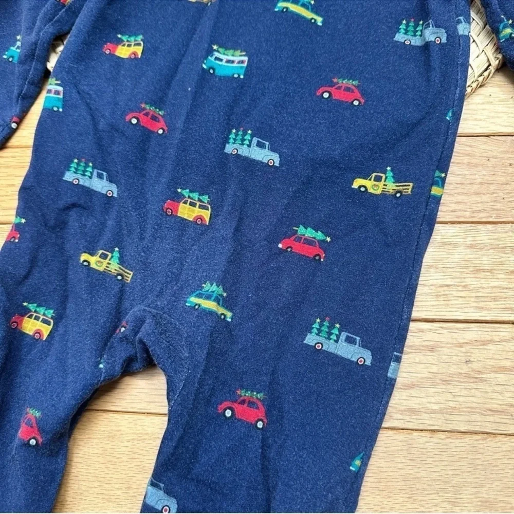 Little Sleepies Play Trees On Cars Long Sleeve Union Suit 12-18 Months